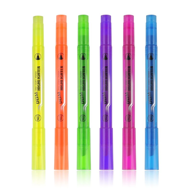 Ikkita uchli yoritgichli marker qalam
