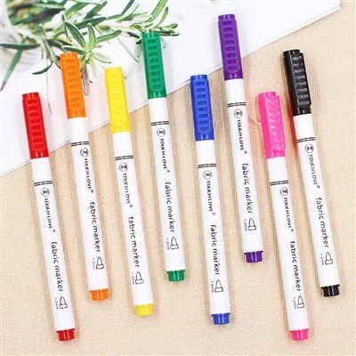 8 ta rangli doimiy mato markeri